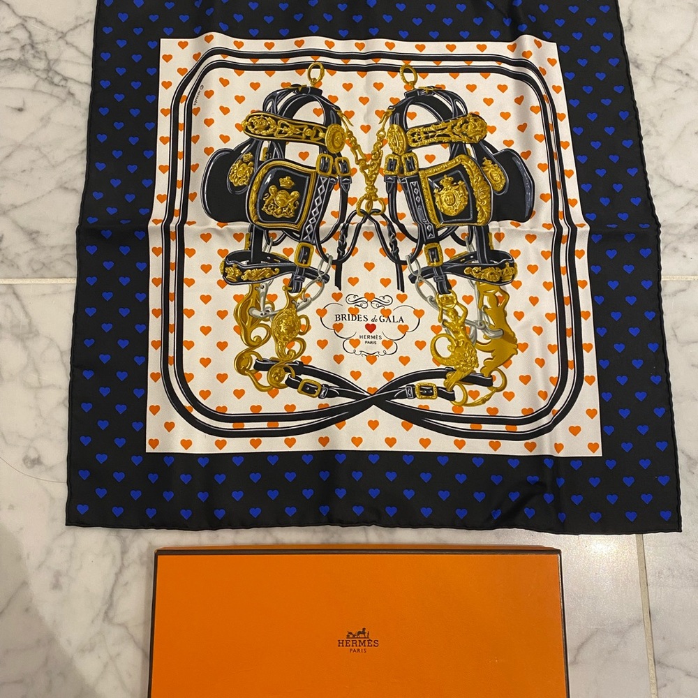 Limited edition Hermes bride de gala scarf